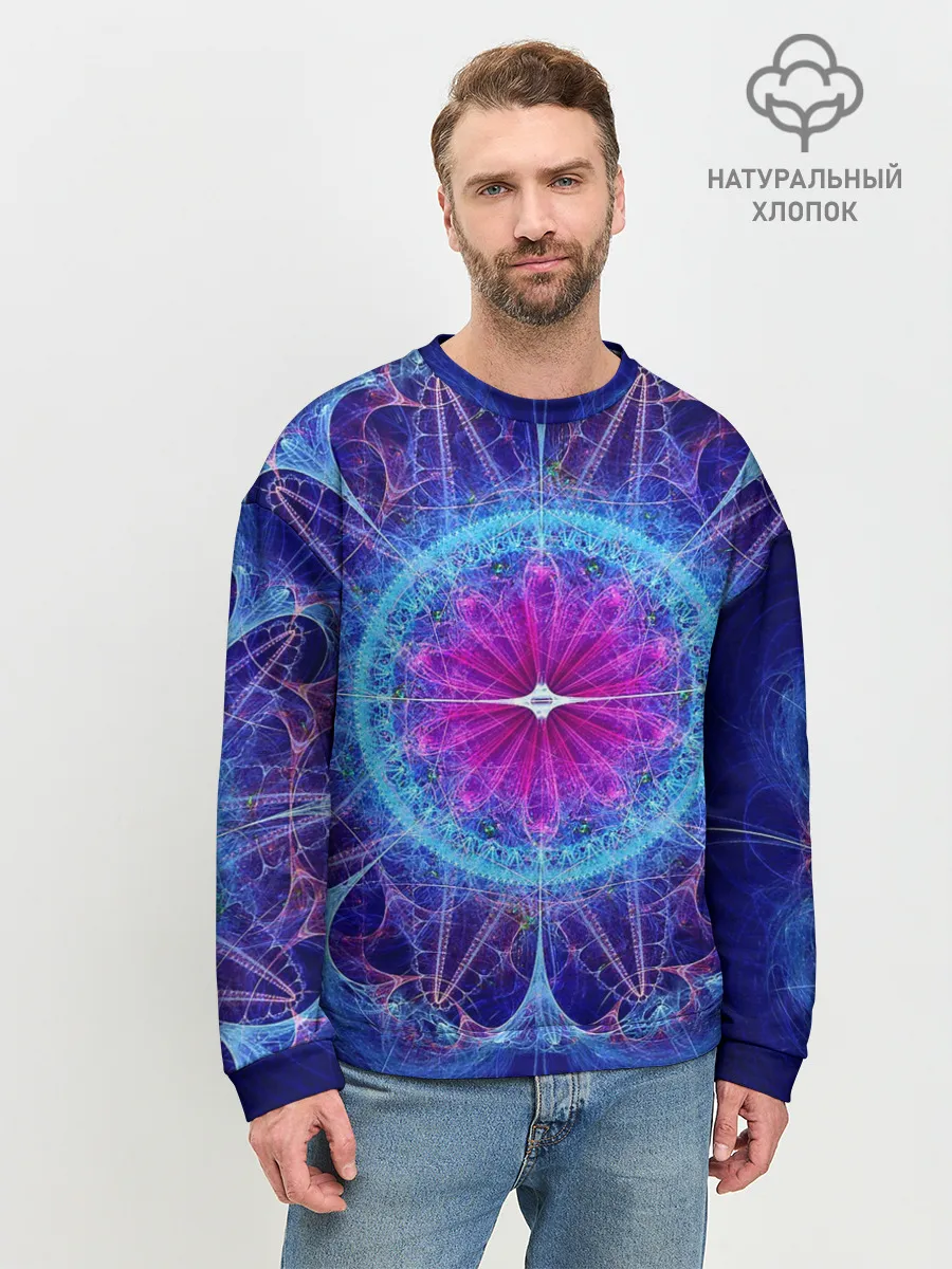 Мужской свитшот базовый / Mandala 2