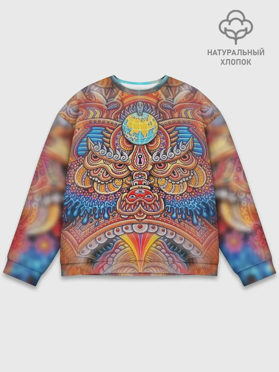 Мужской свитшот базовый / Rising dragon