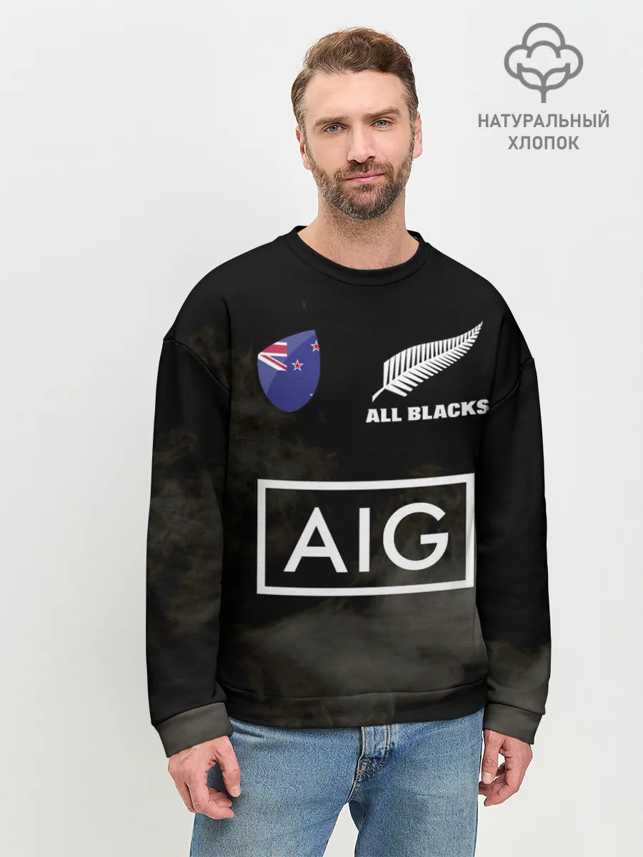 Мужской свитшот базовый / ALL BLACKS