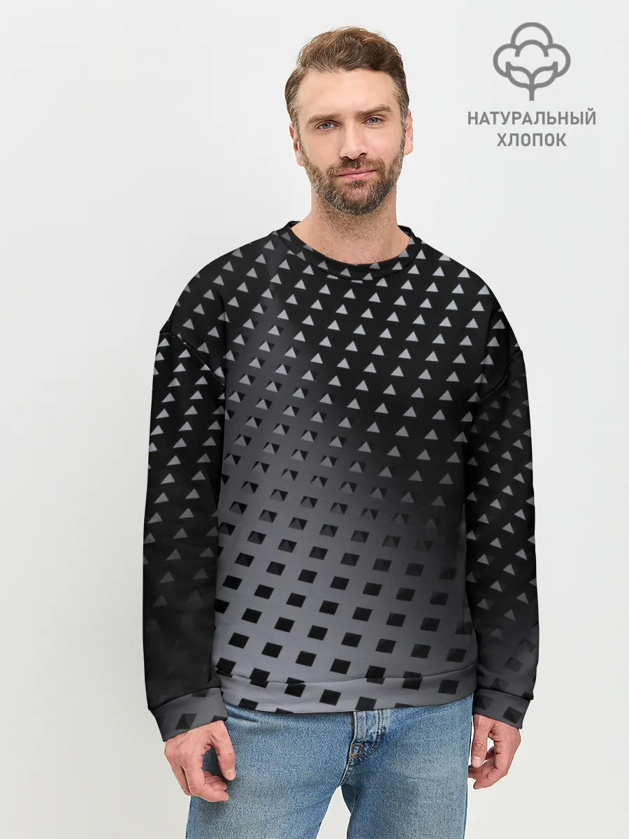 Мужской свитшот базовый / Текстура.