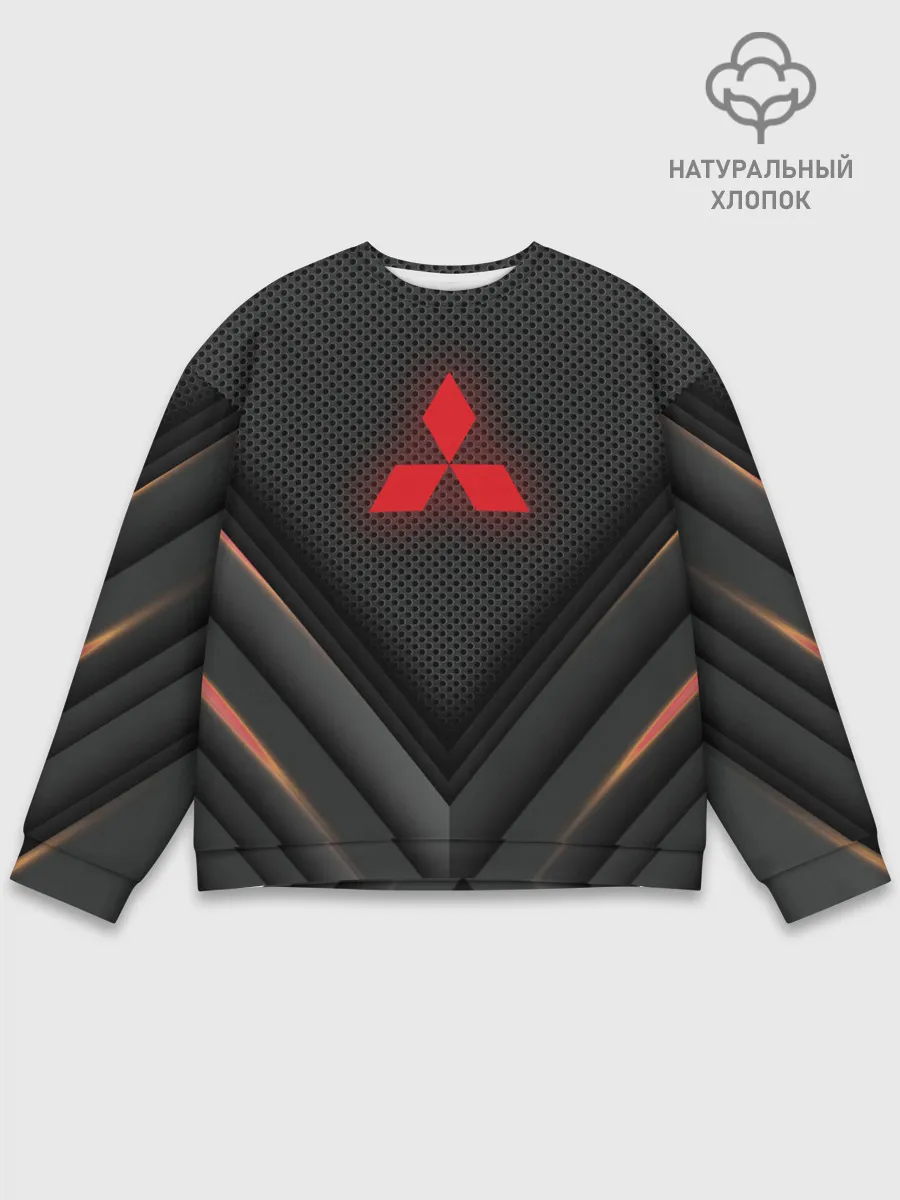 Мужской свитшот базовый / MITSUBISHI | МИТСУБИШИ