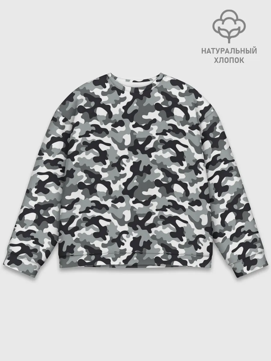 Мужской свитшот базовый / Камуфляж