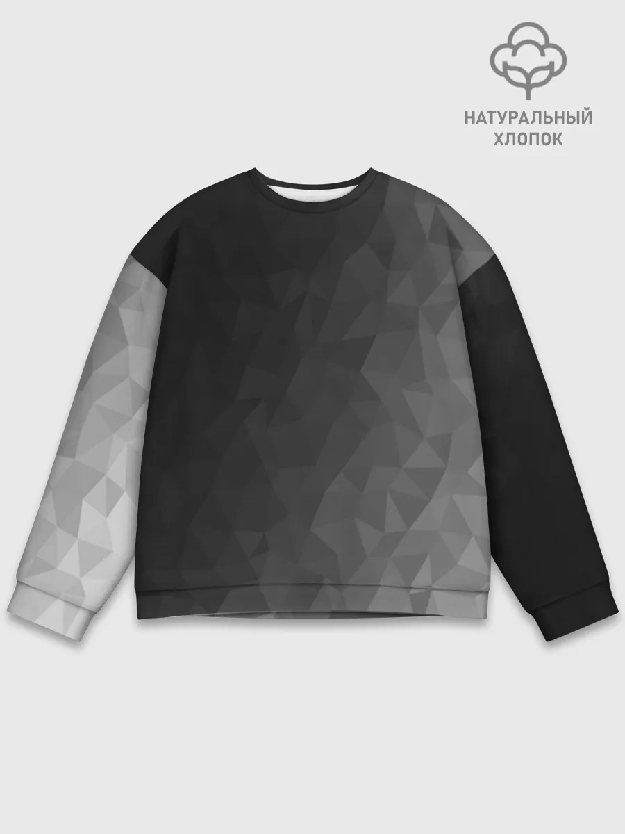 Мужской свитшот базовый / Dark abstraction