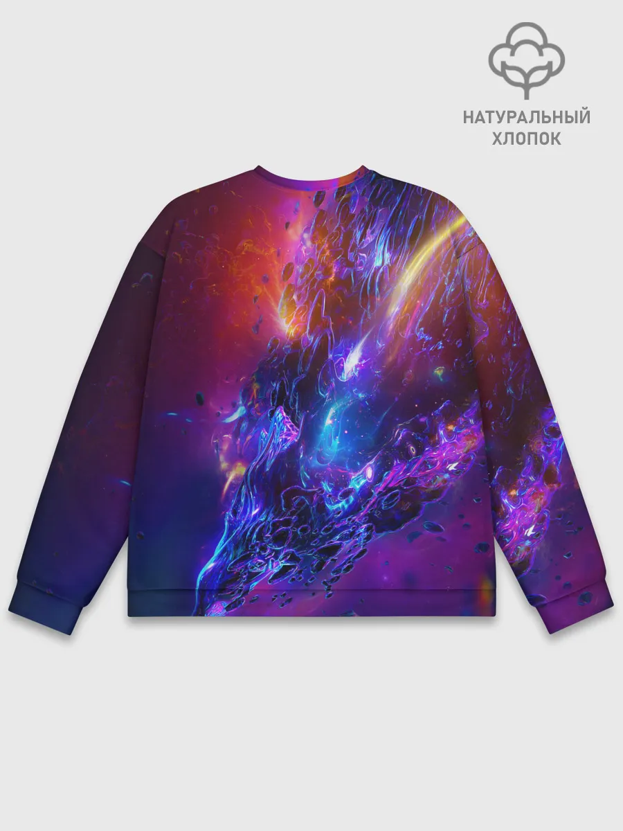 Мужской свитшот базовый / Universe Neon