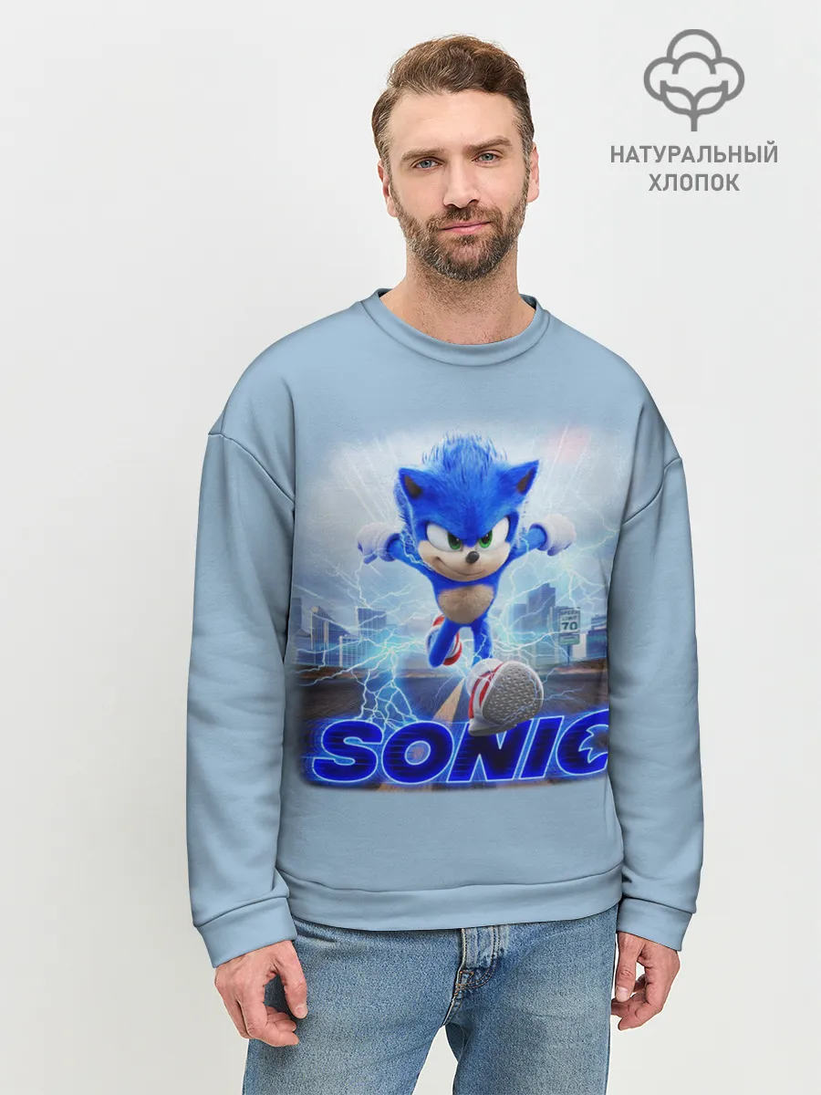 Мужской свитшот базовый / SONIC