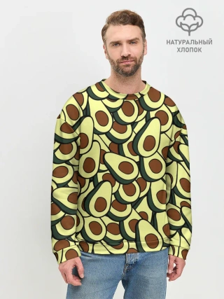 Мужской свитшот базовый / Авокадо