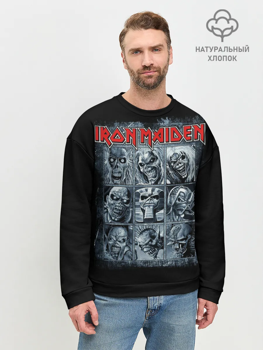 Мужской свитшот базовый / Iron Maiden