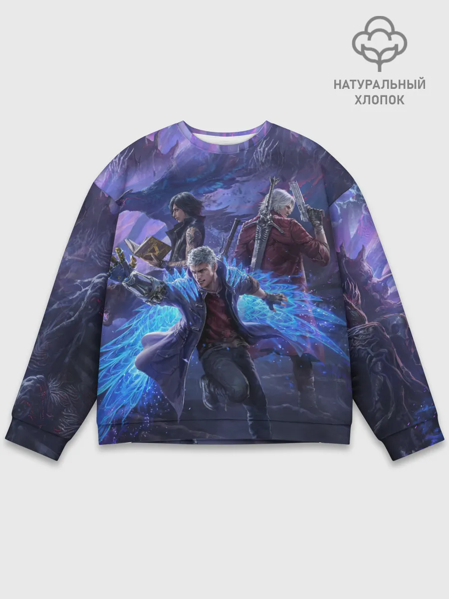 Мужской свитшот базовый / DEVIL MAY CRY | ДЕВИЛ МАЙ КРАЙ