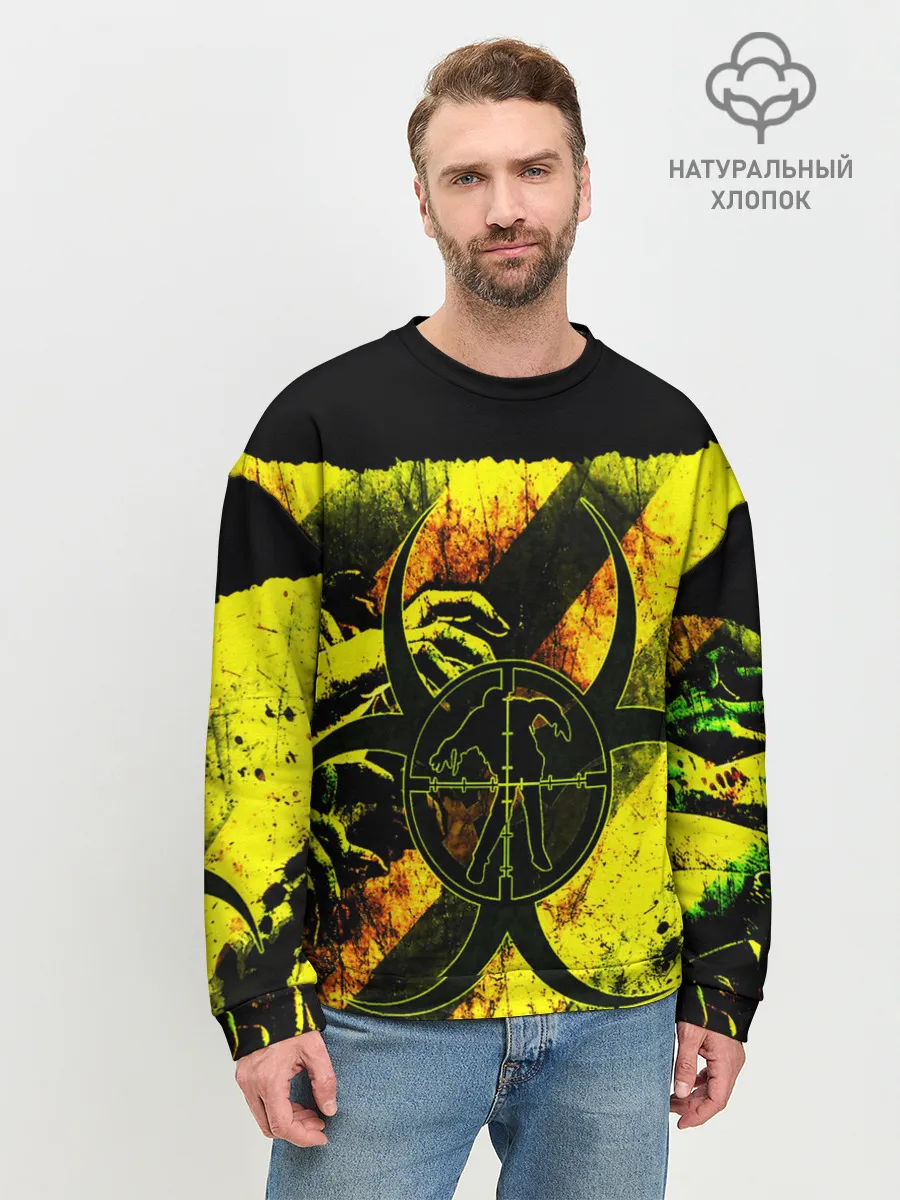 Мужской свитшот базовый / BIOHAZARD