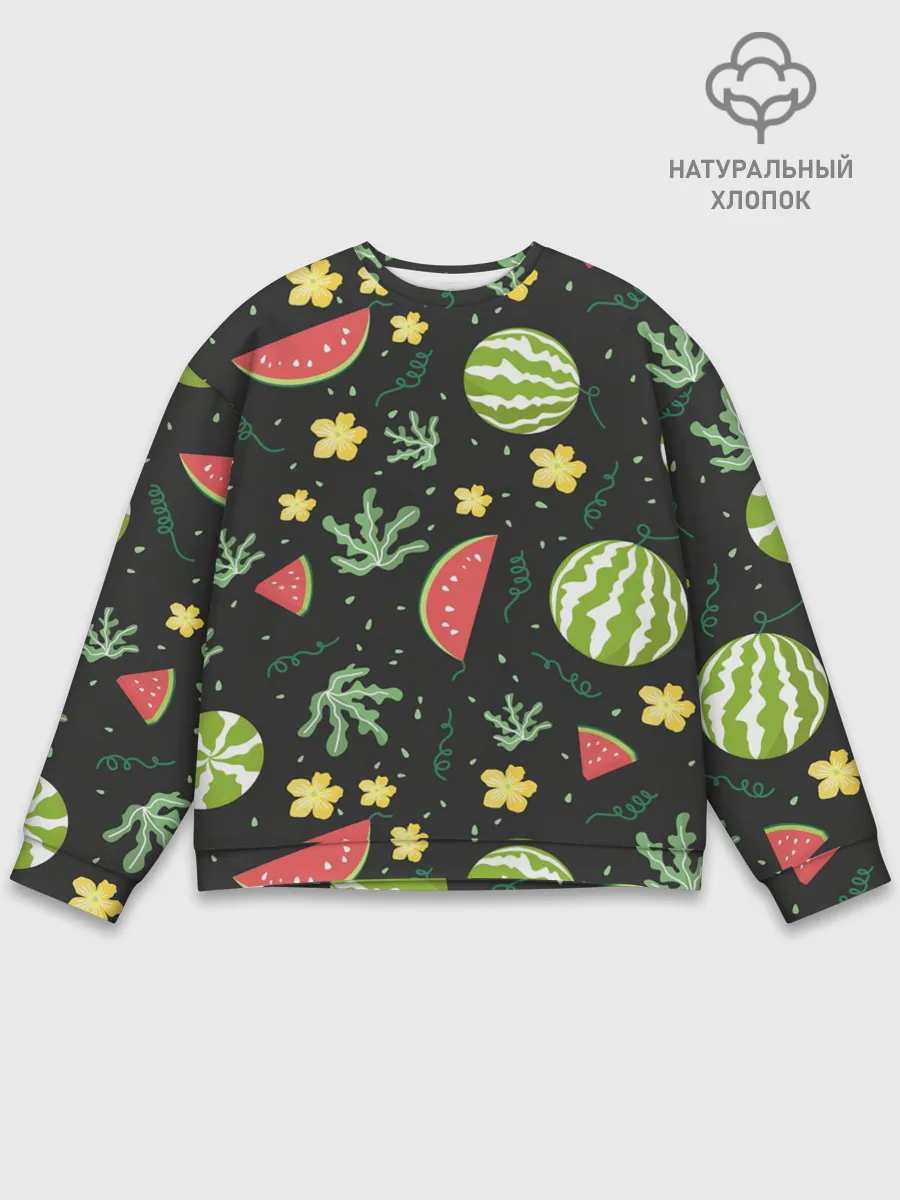 Мужской свитшот базовый / Арбузики
