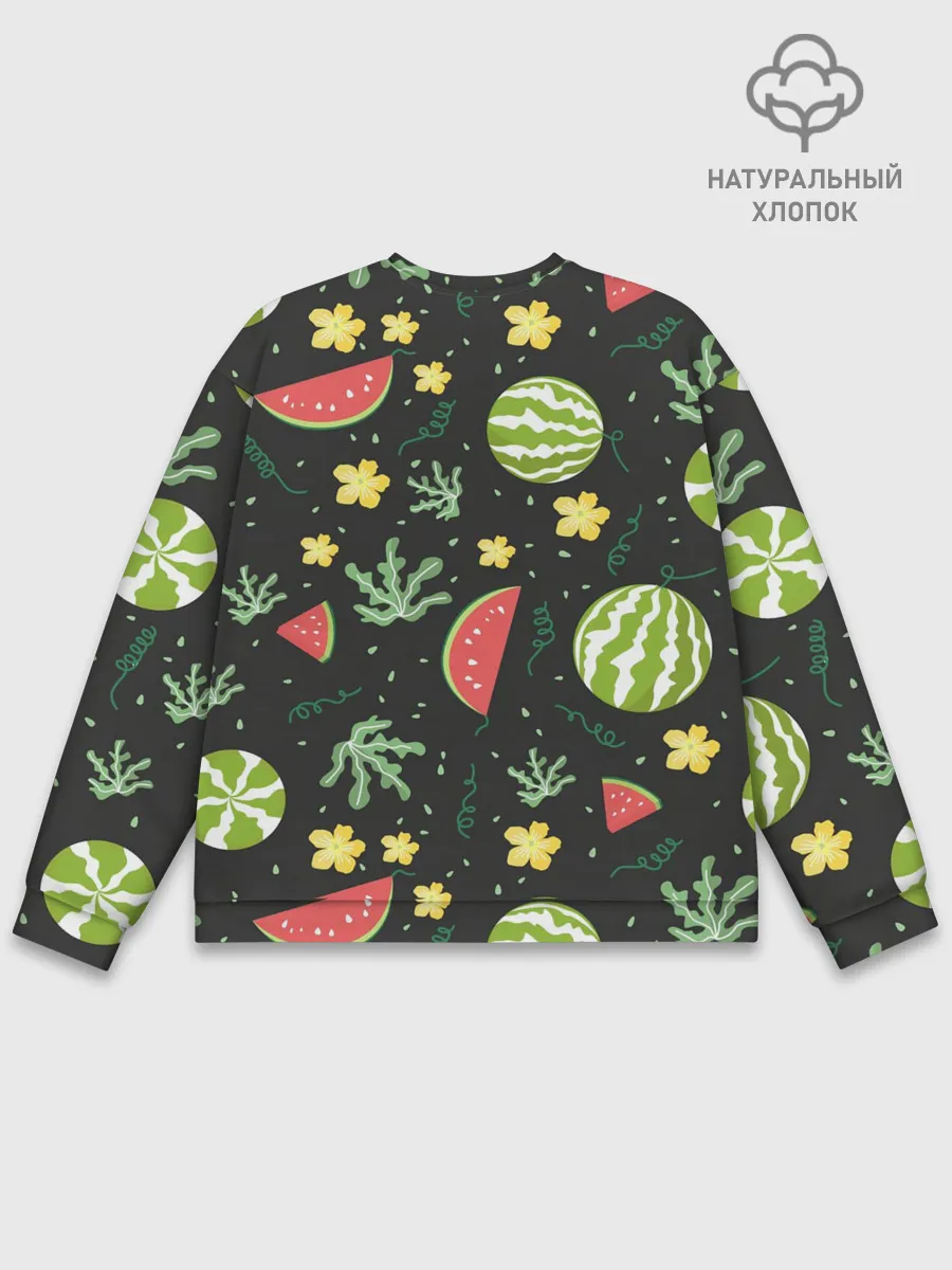 Мужской свитшот базовый / Арбузики