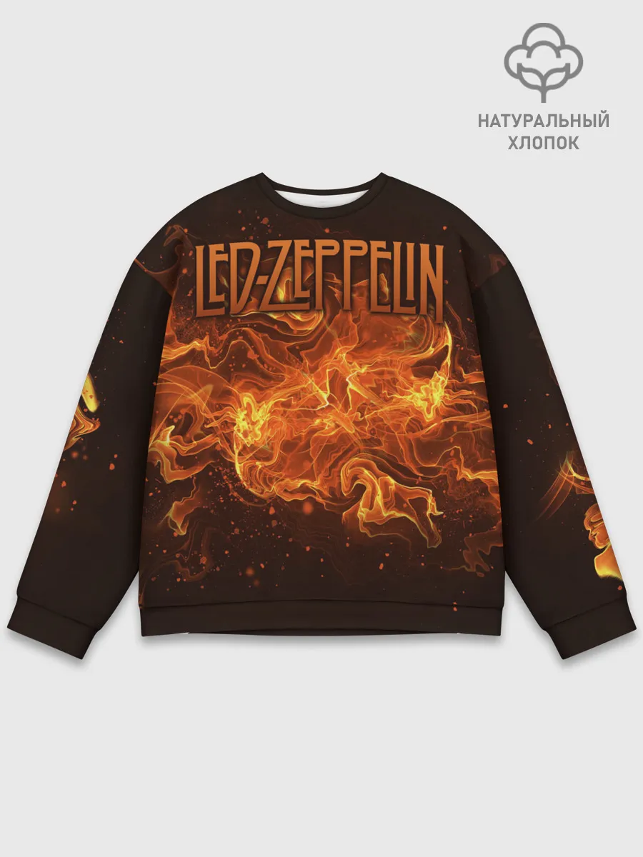 Мужской свитшот базовый / Led Zeppelin