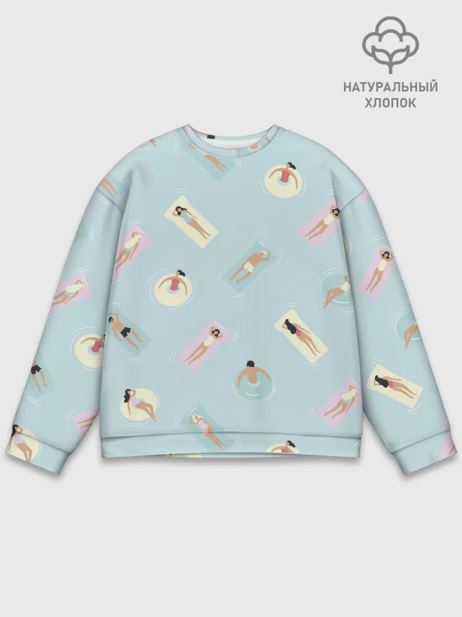 Мужской свитшот базовый / Пляжный сезон