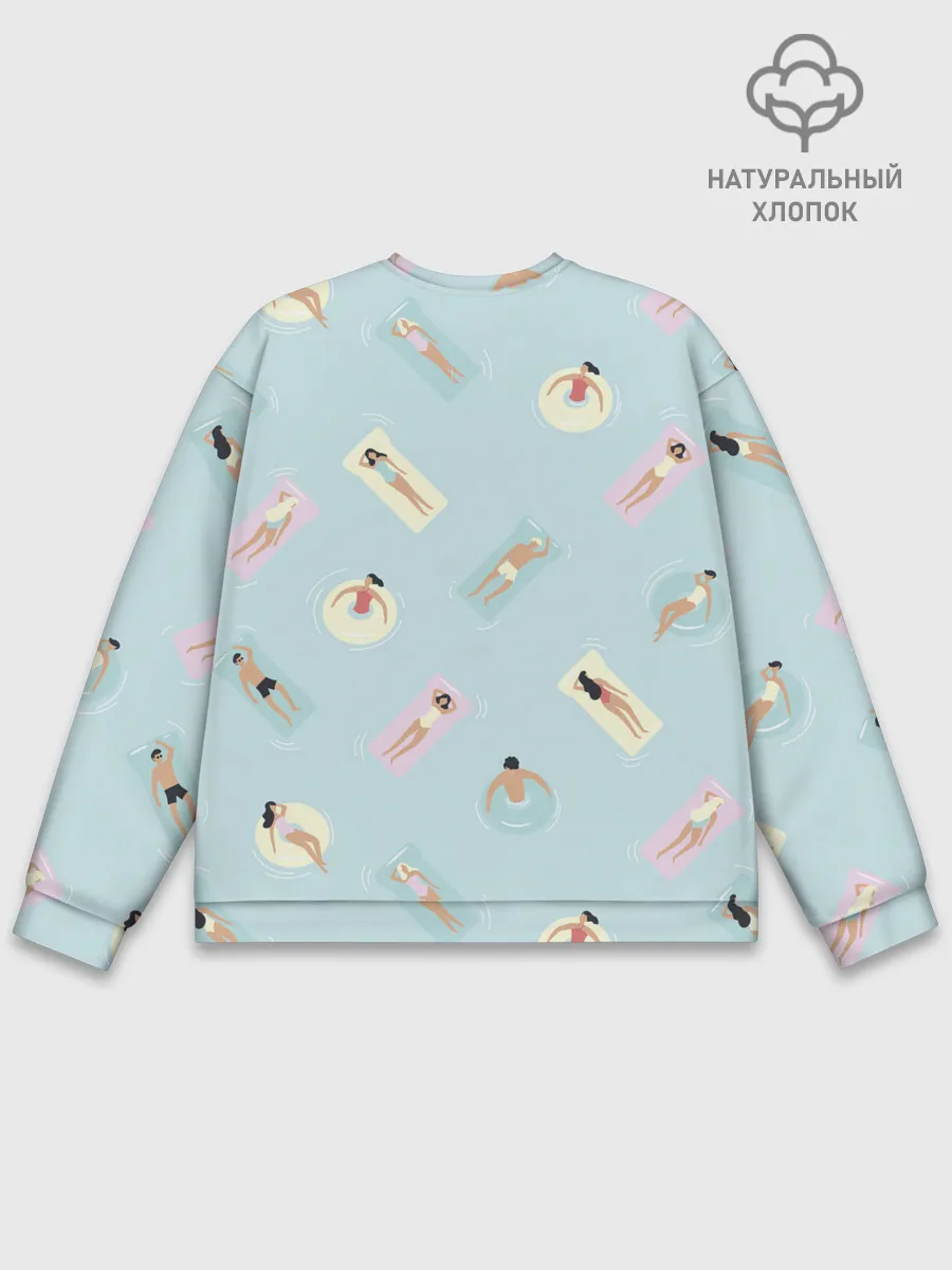 Мужской свитшот базовый / Пляжный сезон