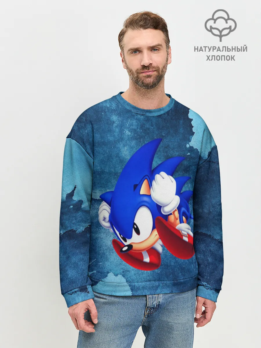 Мужской свитшот базовый / sonic