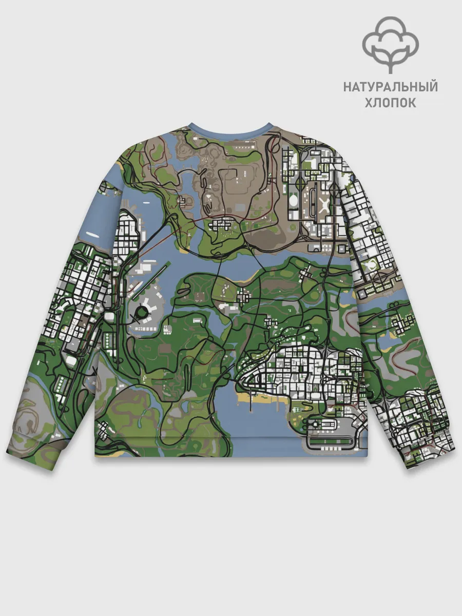 Мужской свитшот базовый / San andreas