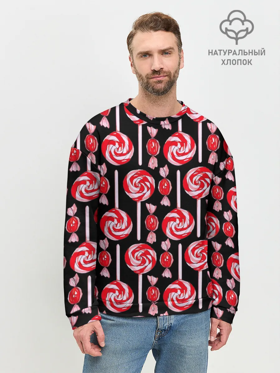 Мужской свитшот базовый / Леденцы