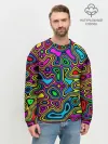 Мужской свитшот базовый / Психоделика