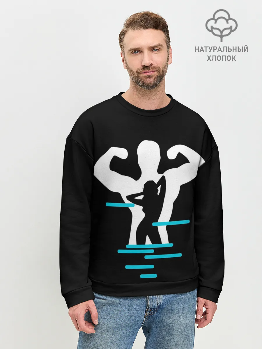 Мужской свитшот базовый / титан