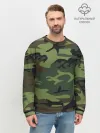 Мужской свитшот базовый / Военный камуфляж