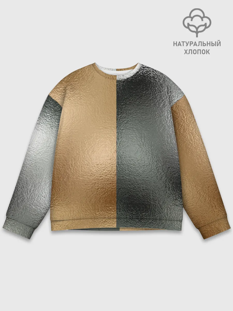 Мужской свитшот базовый / Золото и Серебро