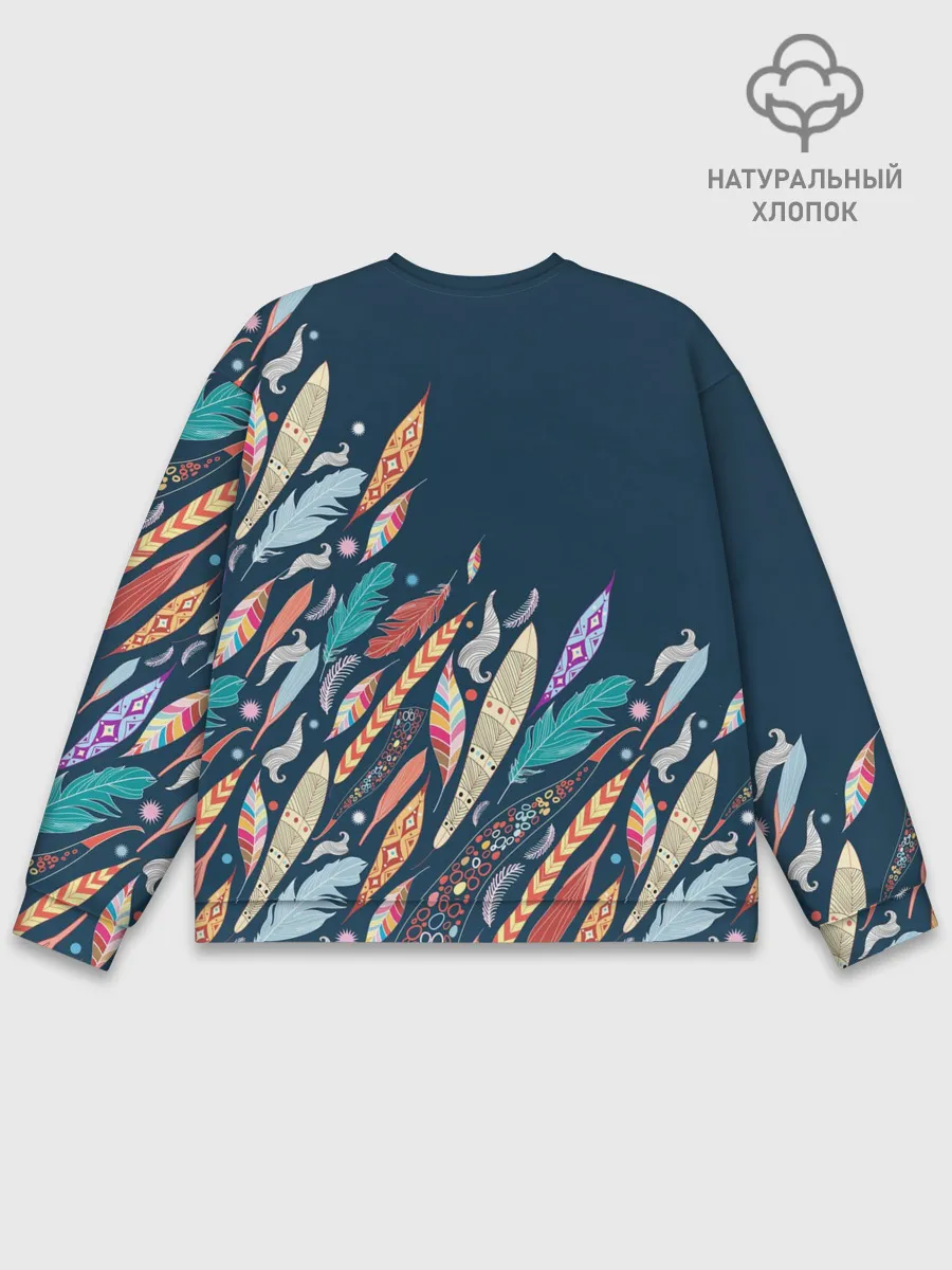Мужской свитшот базовый / Перья