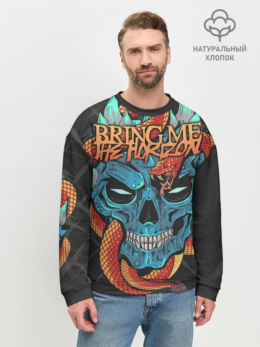 Мужской свитшот базовый / Bring Me the Horizon