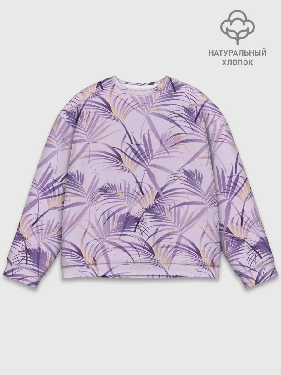 Мужской свитшот базовый / Листья