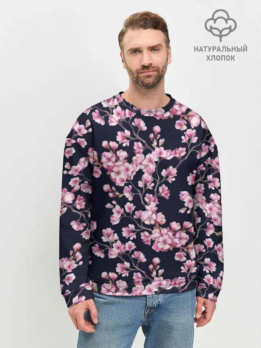 Мужской свитшот базовый / Сакура