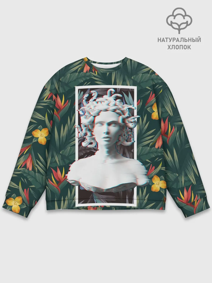 Мужской свитшот базовый / Медуза Горгона