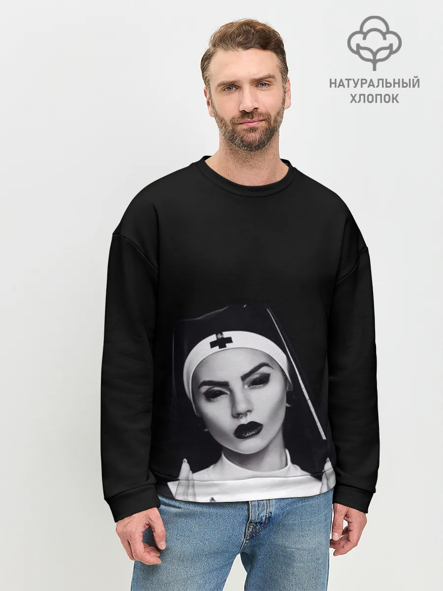 Мужской свитшот базовый / МОНАХИНЯ