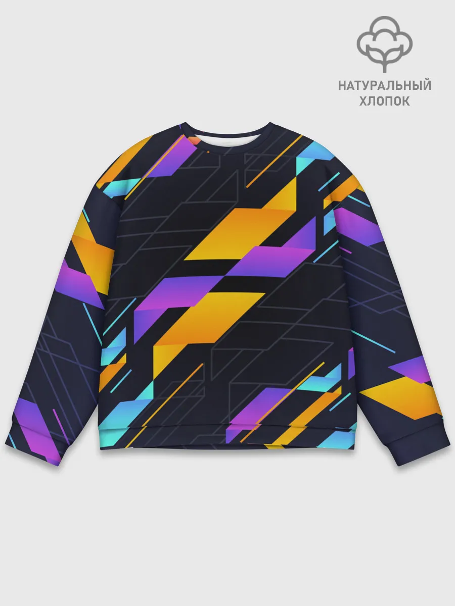 Мужской свитшот базовый / Modern Geometry