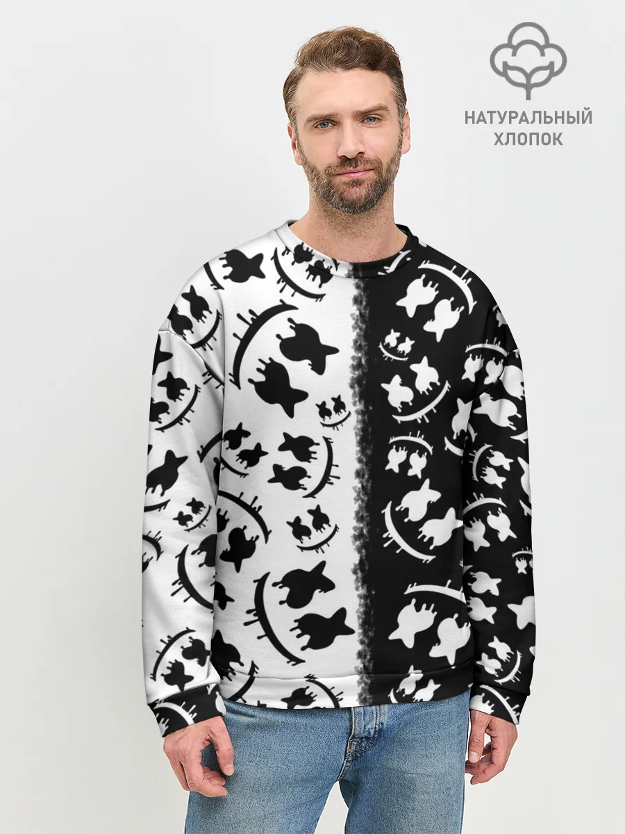 Мужской свитшот базовый / MARSHMELLO