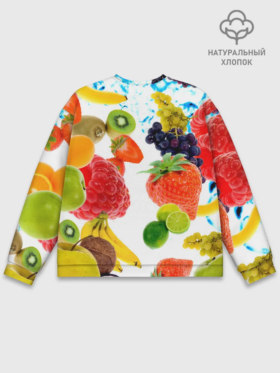 Мужской свитшот базовый / фрукты