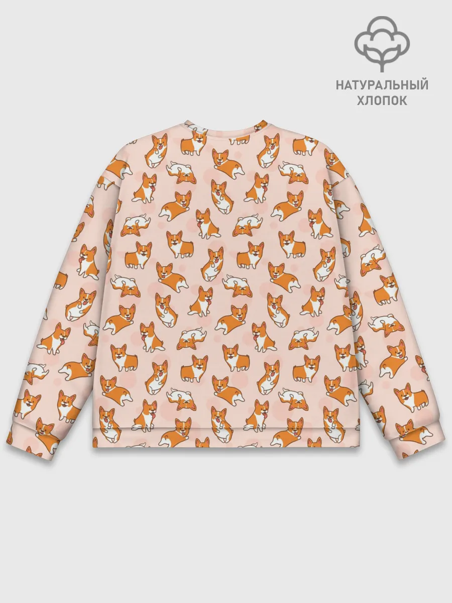 Мужской свитшот базовый / Корги