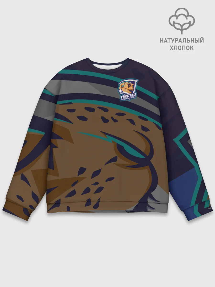 Мужской свитшот базовый / Форма Cheetah