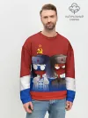 Мужской свитшот базовый / СССР - Россия