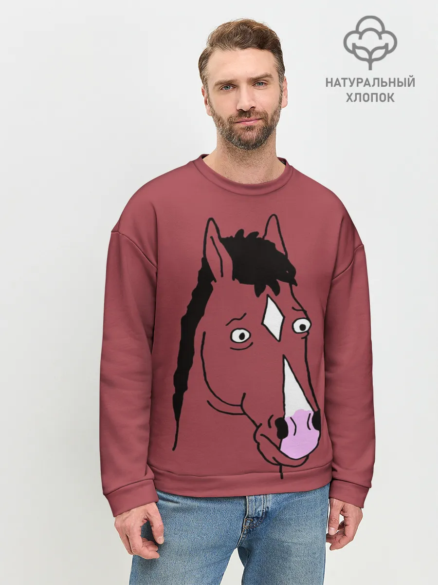 Мужской свитшот базовый / BoJack Horseman