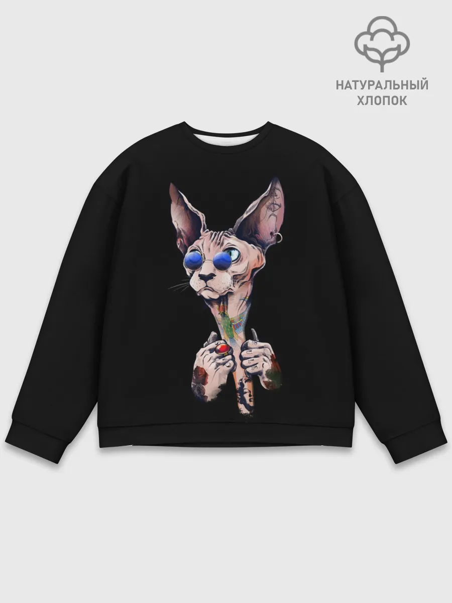 Мужской свитшот базовый / Сфинкс