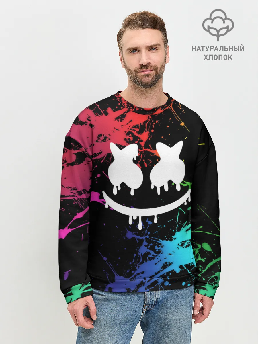 Мужской свитшот базовый / Marshmello