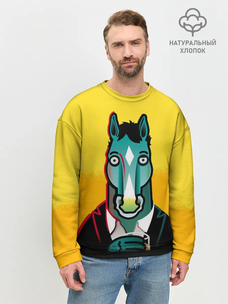 Мужской свитшот базовый / BoJack Horseman