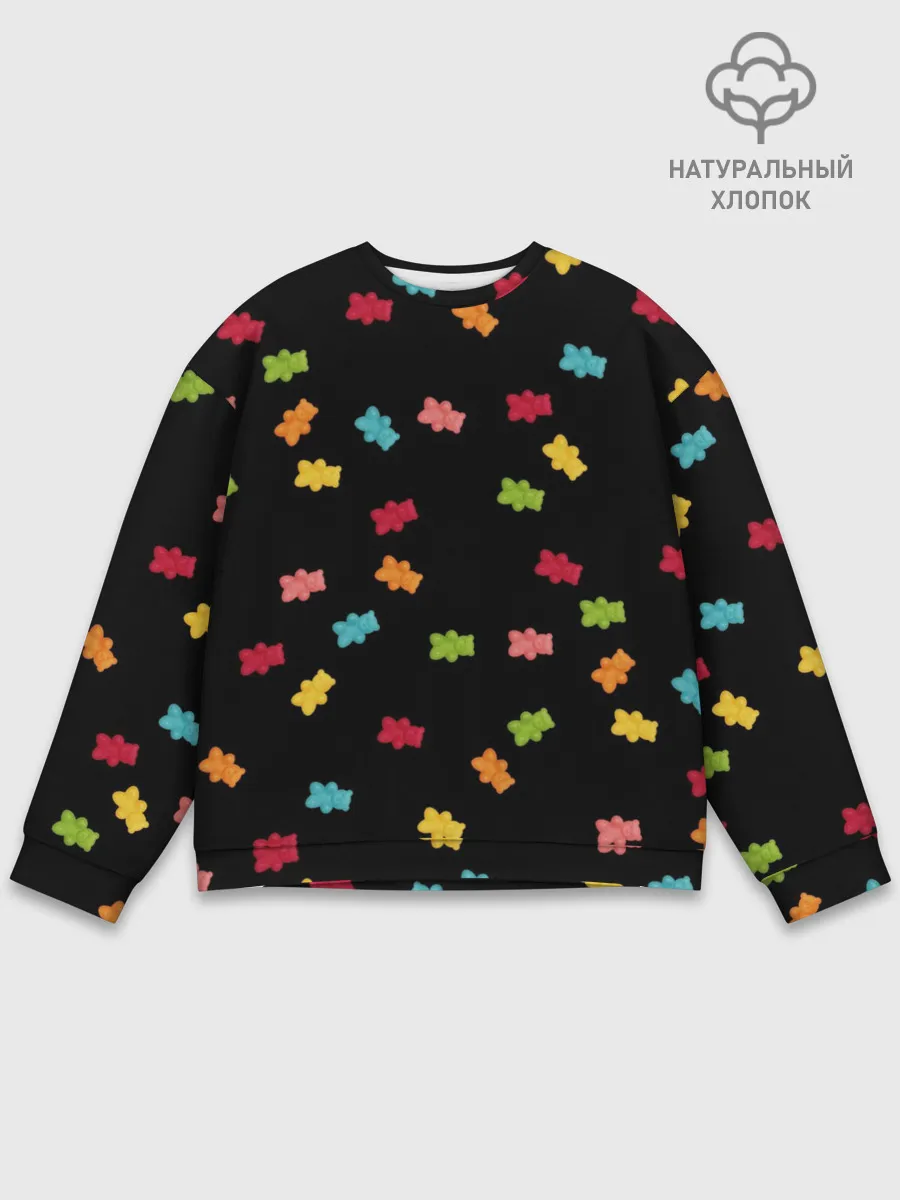 Мужской свитшот базовый / Мармеладные мишки