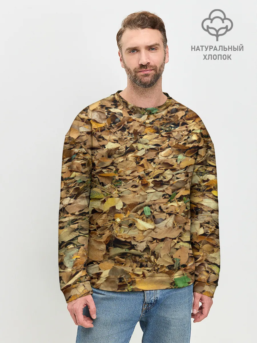 Мужской свитшот базовый / Листья