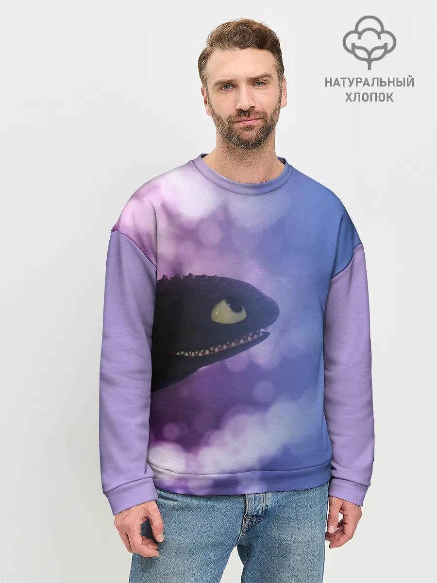 Мужской свитшот базовый / КАК ПРИРУЧИТЬ ДРАКОНА