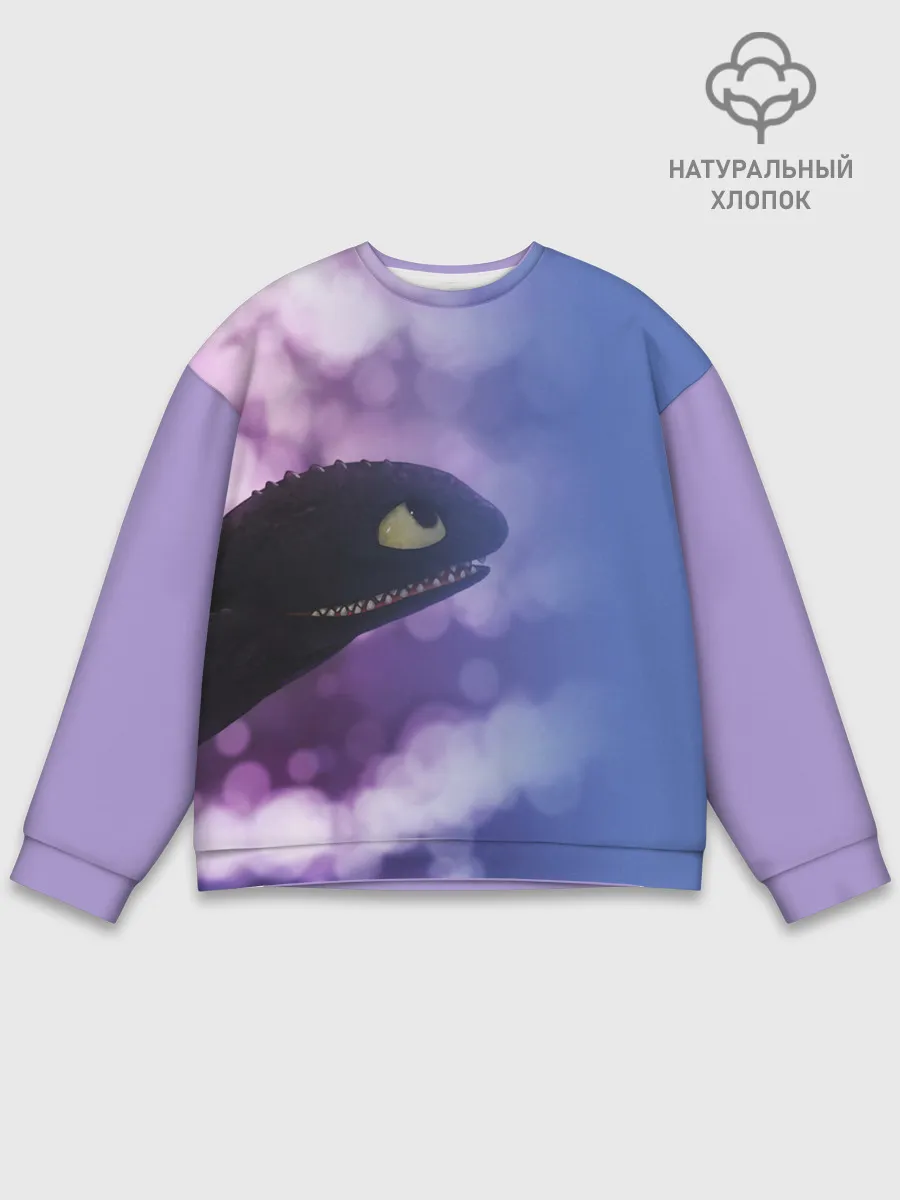 Мужской свитшот базовый / КАК ПРИРУЧИТЬ ДРАКОНА