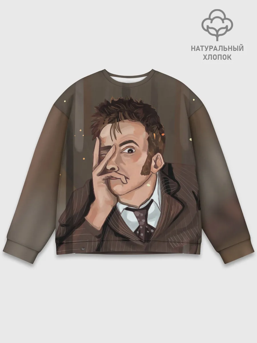 Мужской свитшот базовый / 10TH DOCTOR WHO