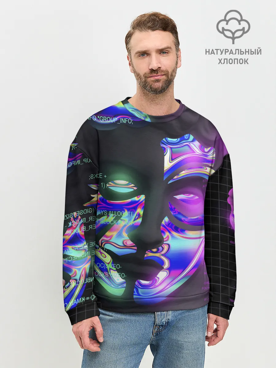 Мужской свитшот базовый / Chrome Effect