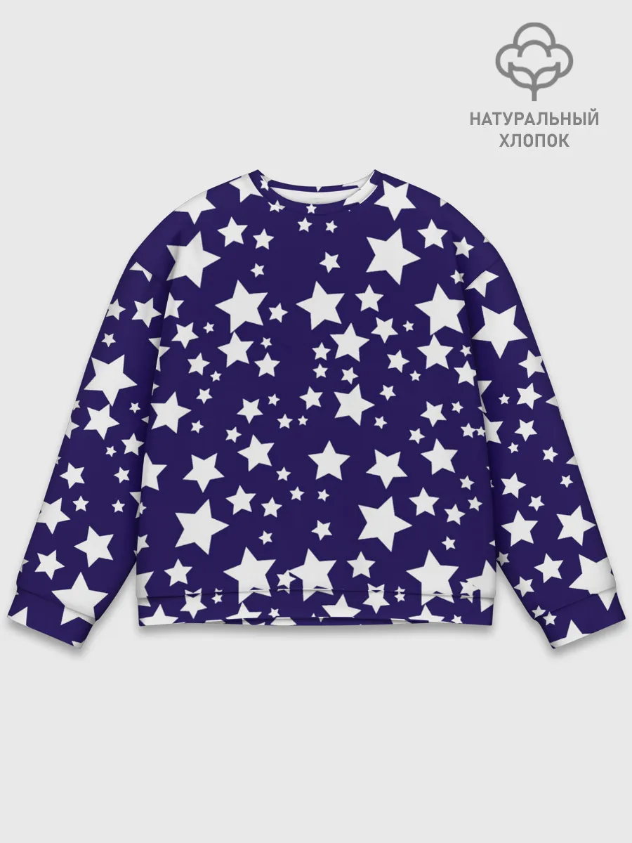 Мужской свитшот базовый / ЗВЕЗДОЧКИ