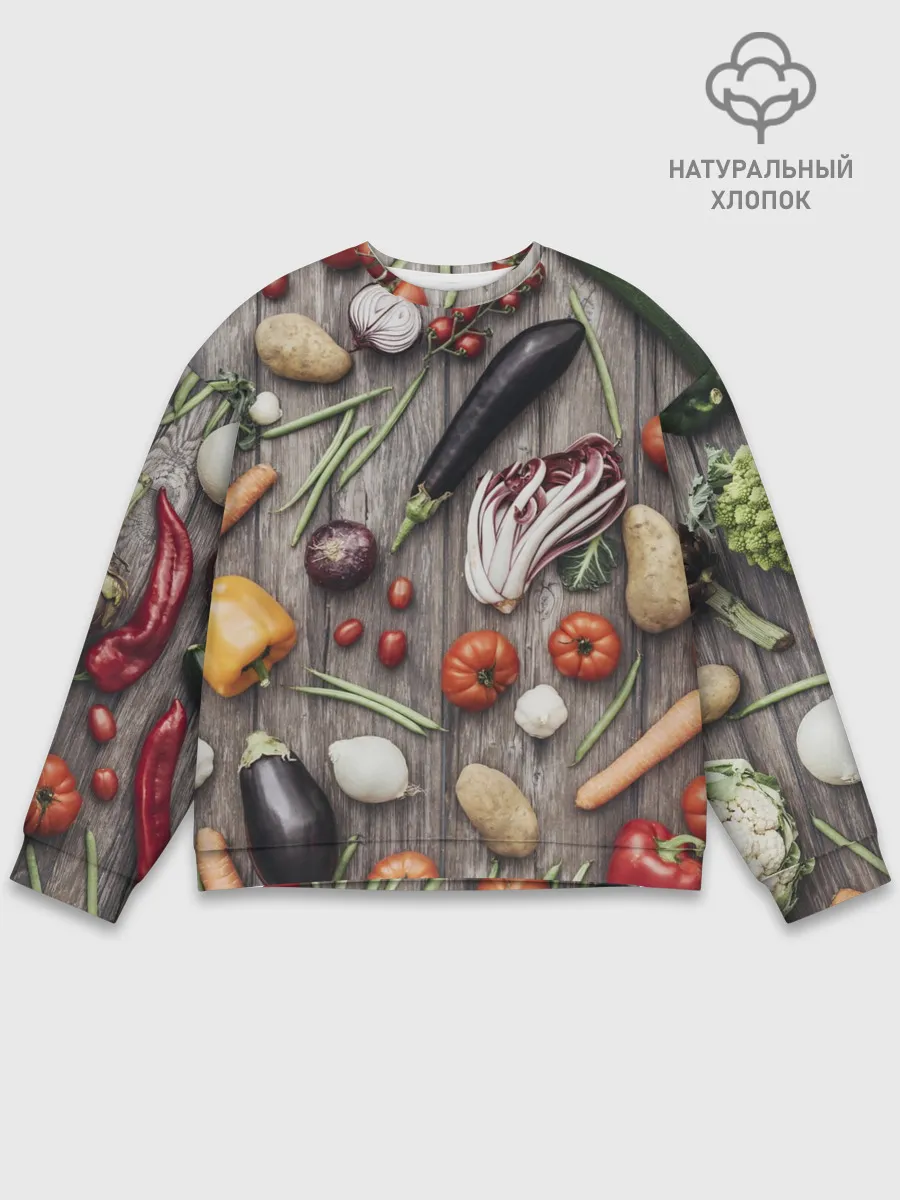 Мужской свитшот базовый / Еда