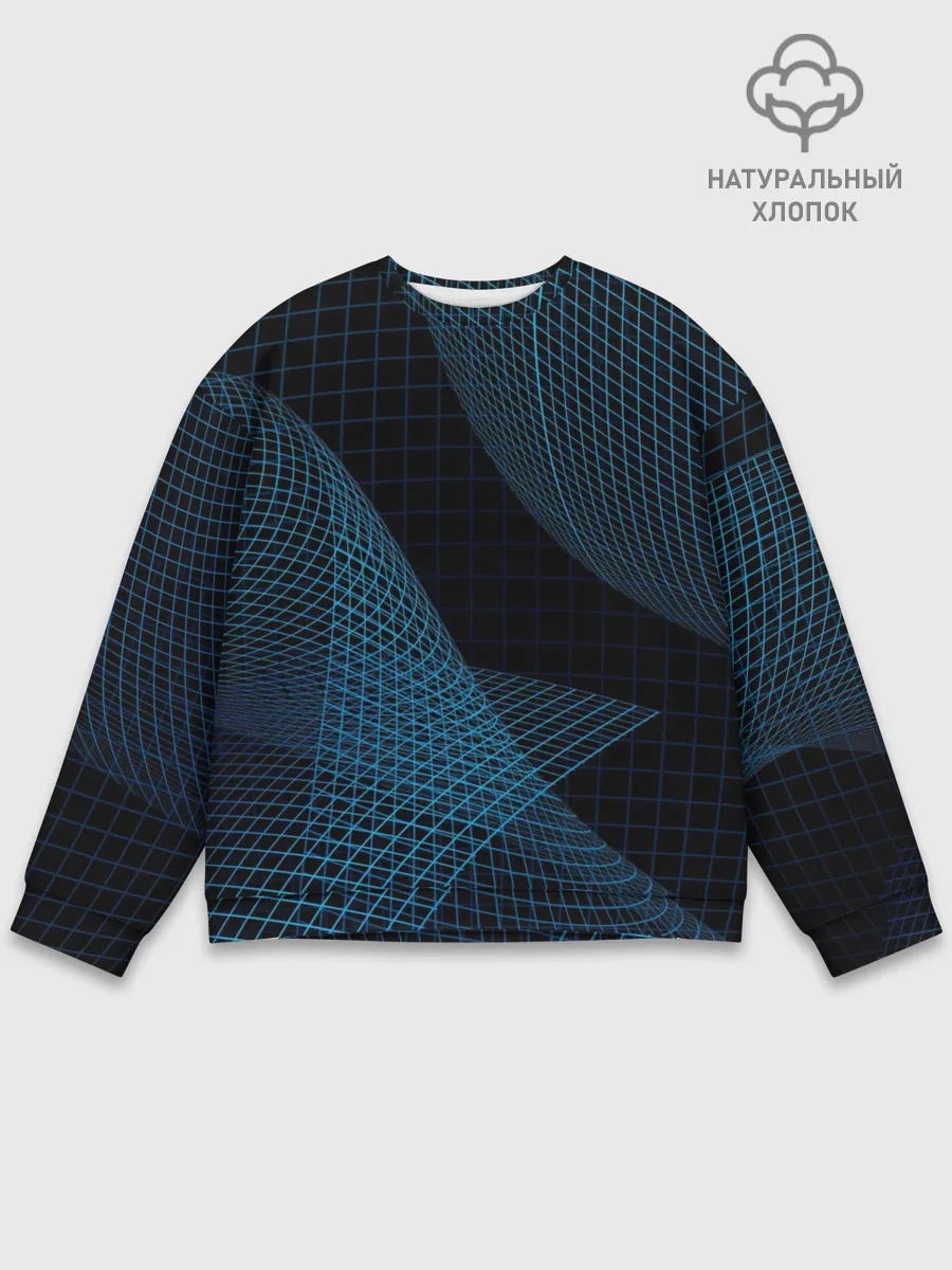 Мужской свитшот базовый / Сетка